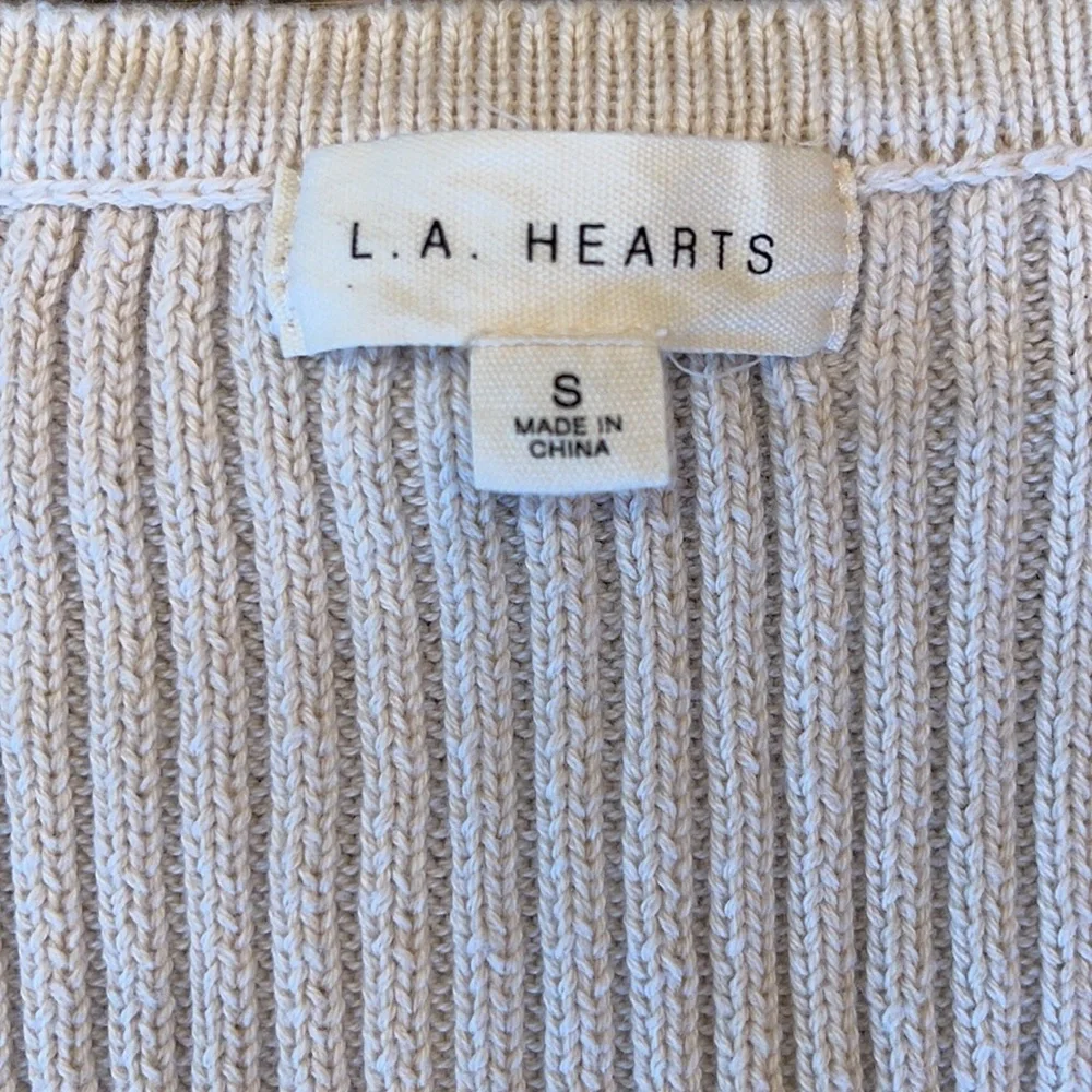 Womens La Hearts V-Neck Sweater - Picture 2 of 3